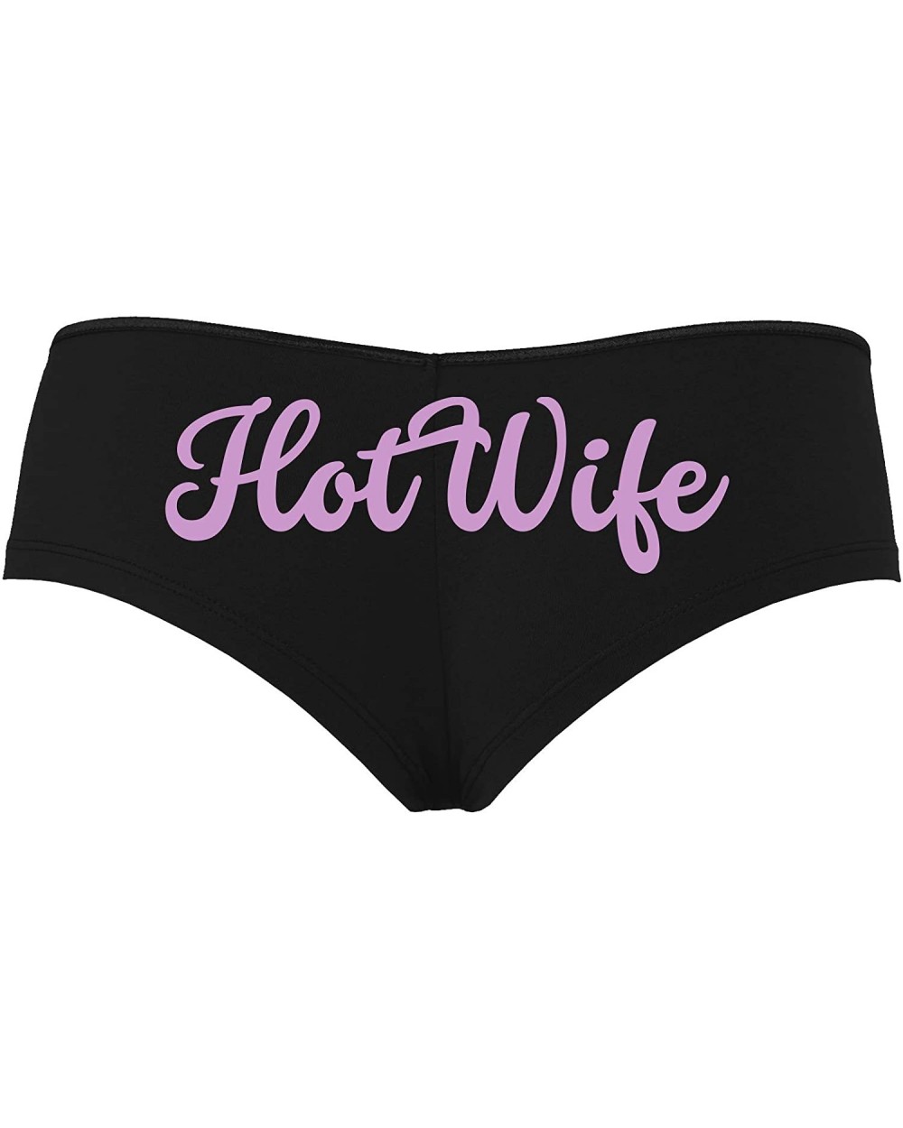 HotWife Life Shared Lifestyle Hot Wife Black Boyshort Panties - Lavender - CY195DAWL76 $22.47 Panties