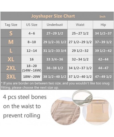 High Waist Shaperwear Shorts for Women Tummy Control Thigh Slimmer Slip Short Under Dresses Body Shaper Panties - Beige-297 -...