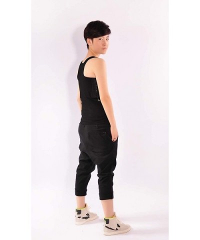 Cotton Long Tank Top Compression Chest Binder for Tomboy Trans Lesbian - Black - CY18A474GR3 $45.35 Shapewear