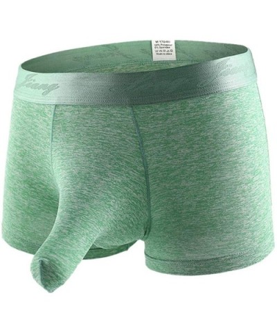 Sexy Boxer Briefs Soft Comfy Underwear Underpants Breathable Lightweight Knickers Shorts - A-green - C01940DXN2K $12.51 Bikinis