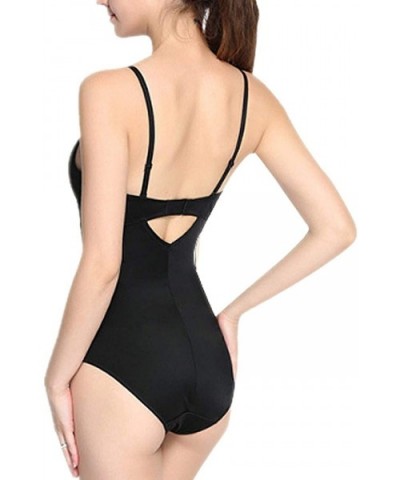 Women Bodysuit Lace Smooth Body Briefer Butt Lifter Tummy Control Body Shaper - Black 3 - CB18QQI66I7 $28.18 Shapewear