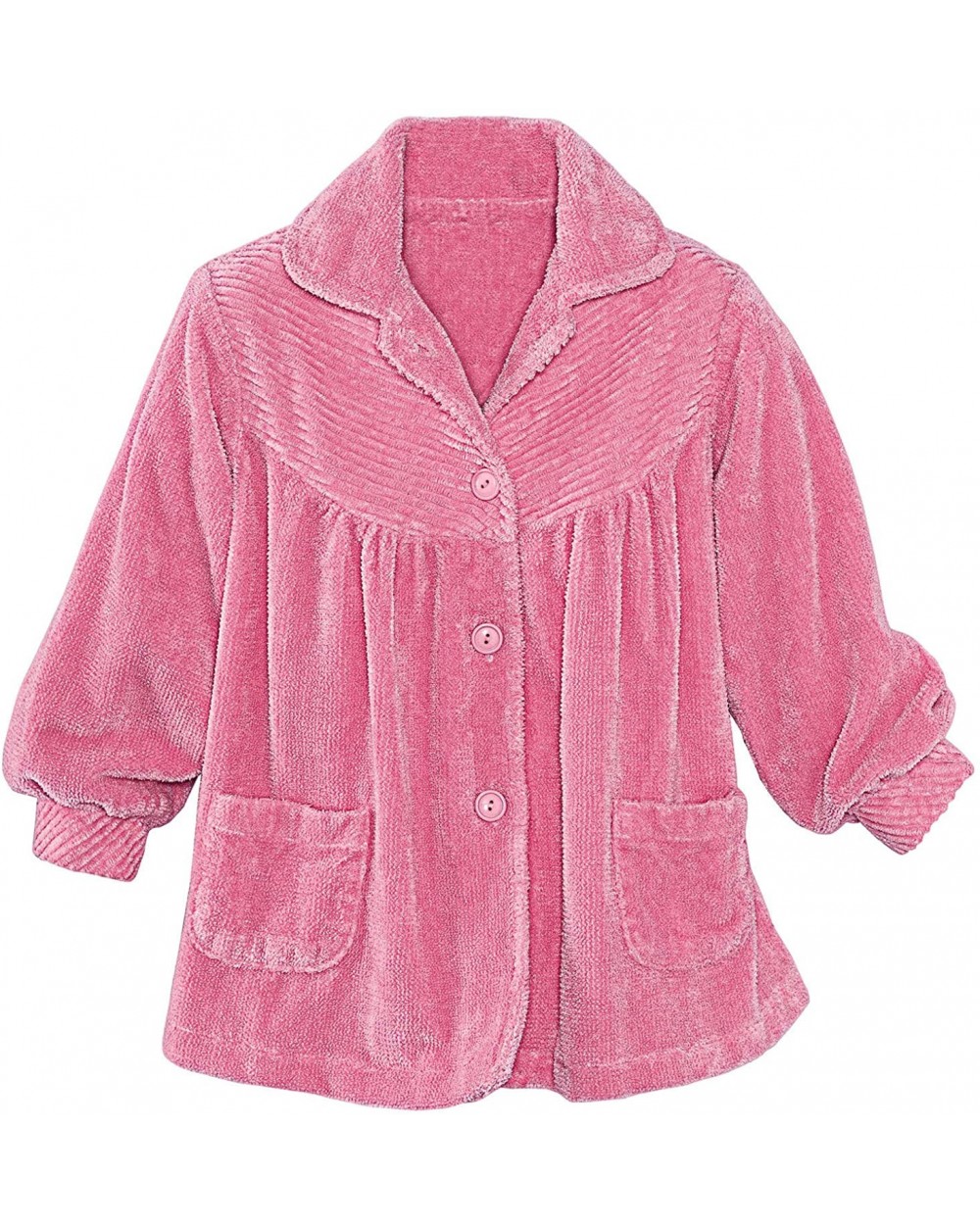 Chenille Bed Jacket - Pink - CI1275GN2Q7 $40.98 Sets