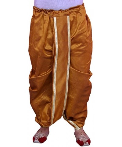 Men's Festive-Party wear Dhoti Special for Diwali - Mustard - C6182GRY3HS $36.84 Sleep Sets