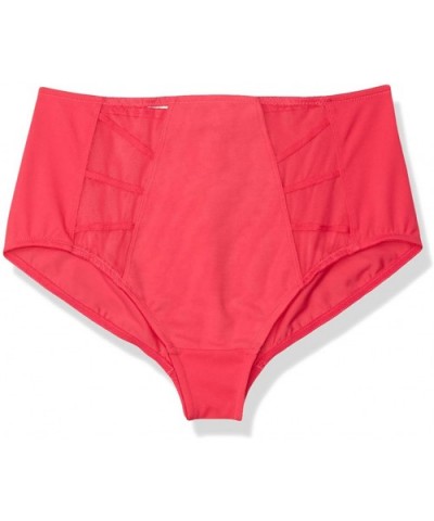 Women's Plus Size Sachi High Waist Brief - Cherry a De - CC18UINLQ46 $41.10 Panties