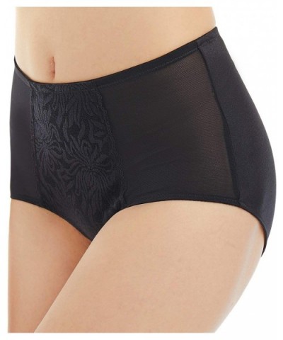 Women's Underwear Lace Briefs High Waist Soft Breathable Ladies Panties Multipack - Black-beige-toffee - CQ194TH78EA $34.46 P...