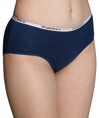 Womens Underwear Hipster Panties Cotton Low Rise Briefs Pack of 6 - Solid 2 - CV18EWI4CUT $31.19 Panties