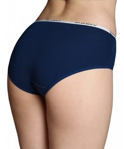 Womens Underwear Hipster Panties Cotton Low Rise Briefs Pack of 6 - Solid 2 - CV18EWI4CUT $31.19 Panties