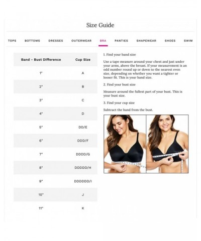 Women's Plus Size Embroidered Front-Close Underwire Bra - White (0375) - CS189K03R0Y $39.39 Bras