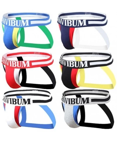 Men's Sexy Underwear Jockstrap Athletic Supporters Jock Strap Underwear - Muti Colors - CS199E2E8QO $51.86 G-Strings & Thongs