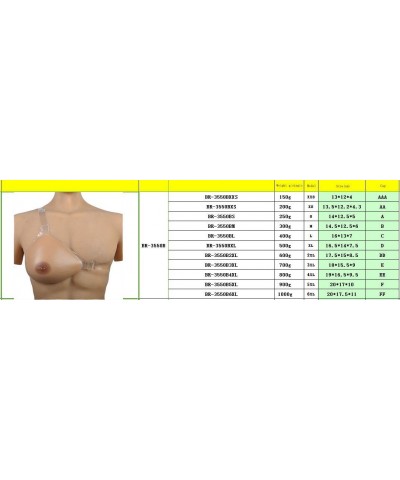 Silicone Breast Forms False Boobs Fake Breast with Adjustable One Shoulder Straps for Crossdresser Transgender Mastectomy-Cup...