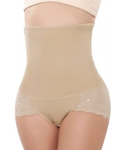 Women Waist Cincher Girdle Tummy Slimmer Sexy Thong Panty Shapewear - Khaki - C9189OTRNKU $16.32 Shapewear