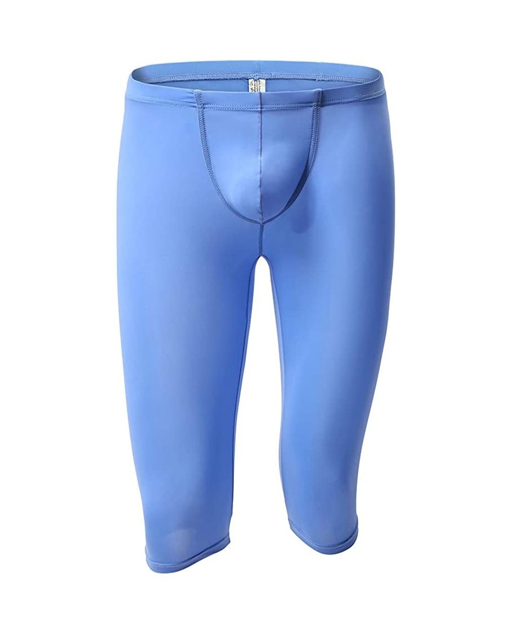 Men's Sexy Mesh Lounge Long Pants Pajamas Bottoms - Blue - CM18RXZYKUX $13.68 Boxer Briefs