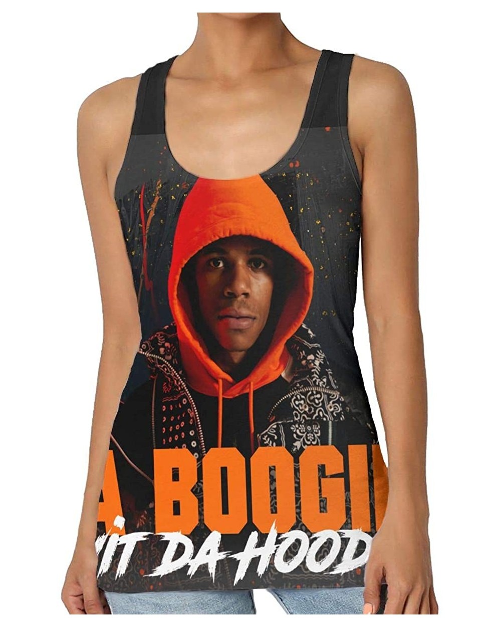 A Boogie Wit Da Hoodie Womens Premium Vest Workout Tank Top - CX1976AI734 $28.08 Camisoles & Tanks