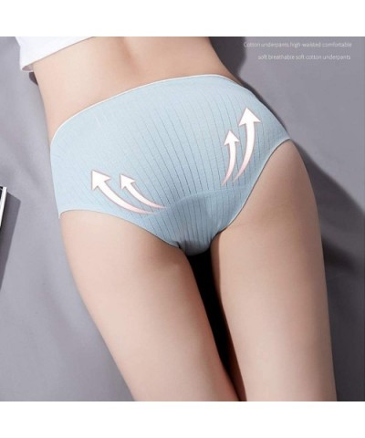 Womens Underwear Cotton Lingerie for Female Panty Pack and Briefs Ladies Seamless Hipster Undies - 4 Pack - CM18SQCKYYI $33.9...