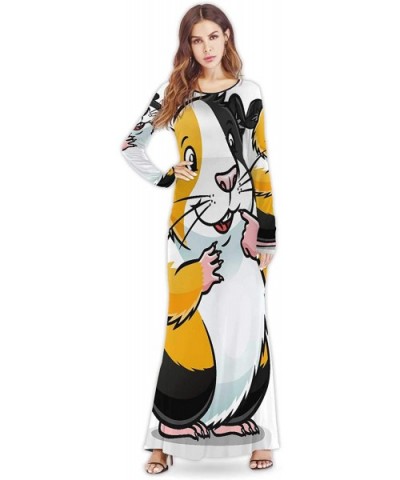 Pomeranian Dog-Fashion Elegant Lady Dress M - Multi 09 - CM198OCEU7T $72.16 Robes