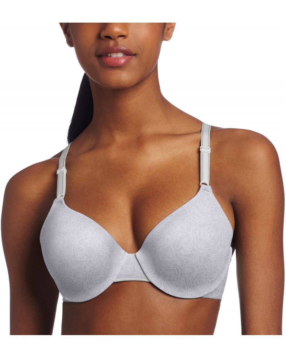 Women's This is Not a Bra Full-Coverage Underwire Bra - Platinum Floral - CU12HG1OVC5 $36.20 Bras