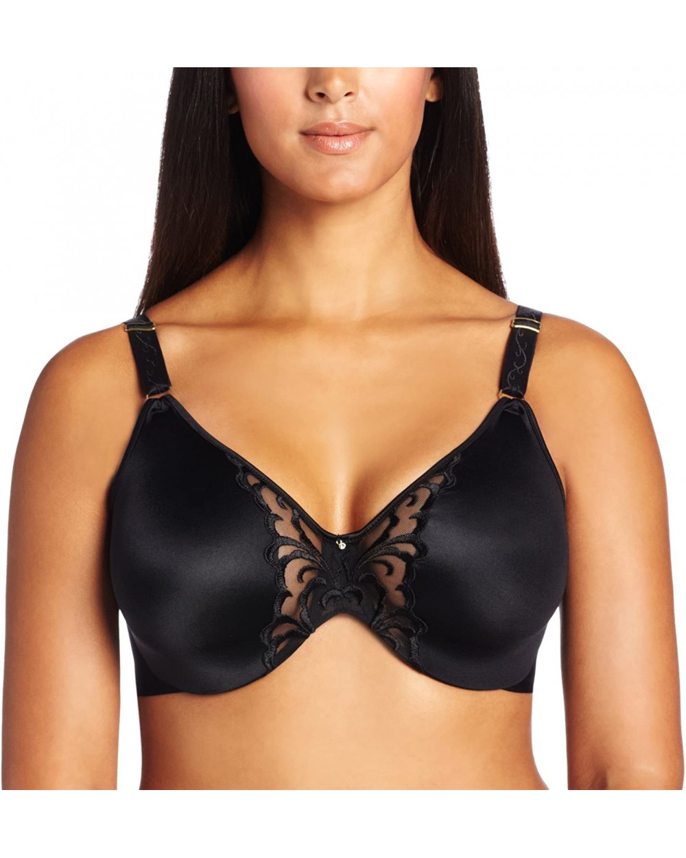 Women's Magnificent Beauty Minimizer - Black - C011FYK39KL $61.20 Bras