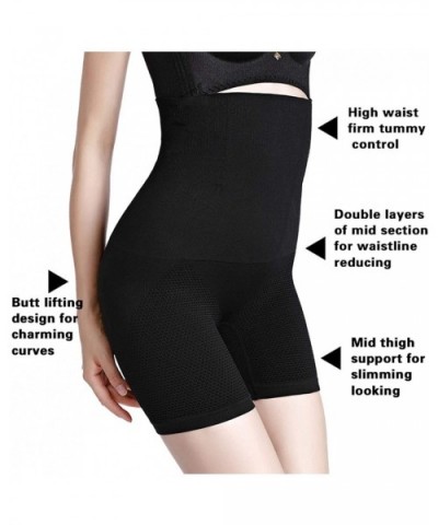 Waist Trainer Shapewear for Women- Butt Lifter Body Shape Shorts- Thigh Slimmer Panties - Black - CP1963O3NUO $13.57 Shapewear