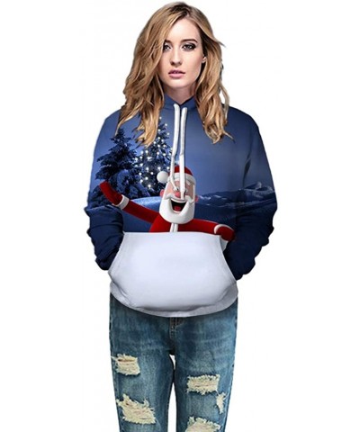 Plus Size Ugly Christmas Sweater for Women Men Light Up Xmas Hoodie Long Sleeve Casual Sweatshirts - White - C418ZTNZU0A $29....