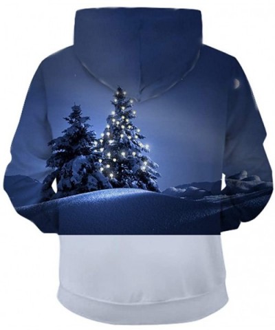 Plus Size Ugly Christmas Sweater for Women Men Light Up Xmas Hoodie Long Sleeve Casual Sweatshirts - White - C418ZTNZU0A $29....