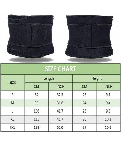 Waist Trainer Belt for Women Sport Girdle Waist Trimmer Compression Belly Slimming Weight Loss - Black Edge - CQ18ZTOZ4U8 $34...