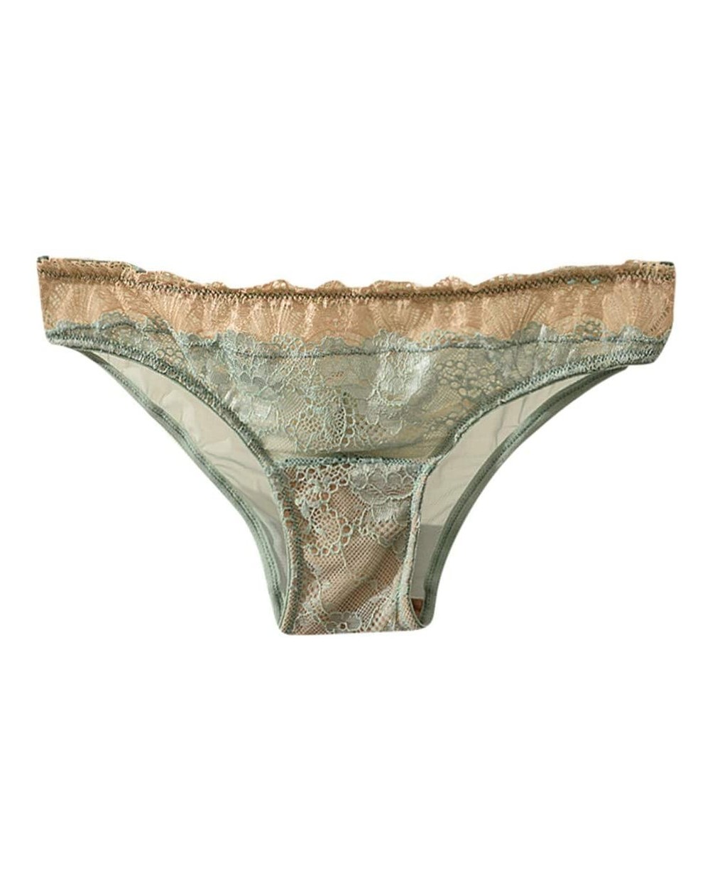 Sexy Women Thongs G-String- Lace Floral Underwear Soft Lingerie Briefs Panties Female Underpants - Green - C51967AWSI5 $13.44...