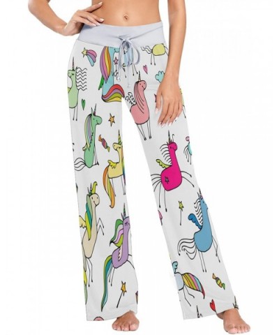 Womens Pajama Lounge Pants Fire Flame Lion Cool Wide Leg Casual Palazzo Pj Sleep Pants Girls - 3d Print 3 - CP19DYZ6EUE $37.5...