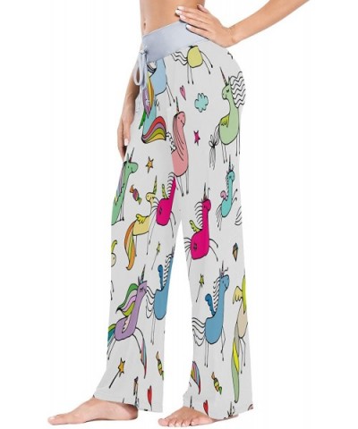 Womens Pajama Lounge Pants Fire Flame Lion Cool Wide Leg Casual Palazzo Pj Sleep Pants Girls - 3d Print 3 - CP19DYZ6EUE $37.5...