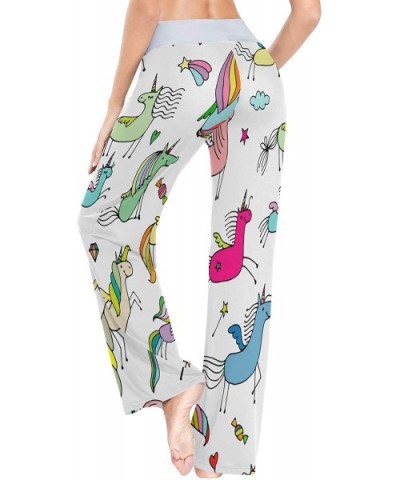 Womens Pajama Lounge Pants Fire Flame Lion Cool Wide Leg Casual Palazzo Pj Sleep Pants Girls - 3d Print 3 - CP19DYZ6EUE $37.5...