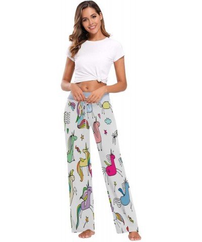 Womens Pajama Lounge Pants Fire Flame Lion Cool Wide Leg Casual Palazzo Pj Sleep Pants Girls - 3d Print 3 - CP19DYZ6EUE $37.5...