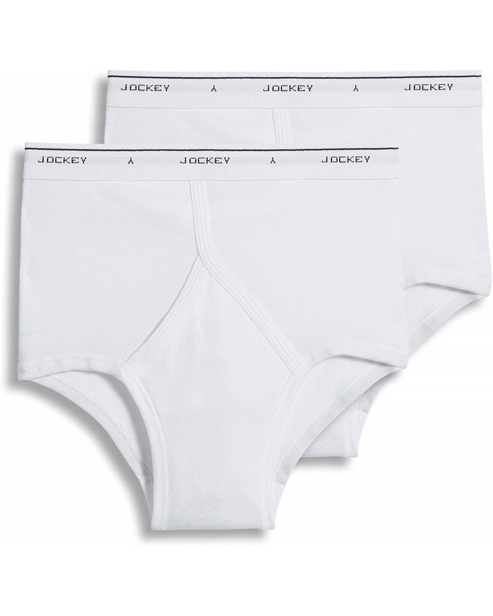 Men's Underwear Big Man Classic Brief - 2 Pack - White - C21108N0LHD $36.24 Briefs