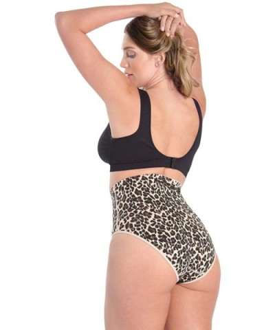 Altesse High Waist Shaper Brief- Shapewear - Nude Leopard Shapewear - C511G4J2119 $36.18 Shapewear