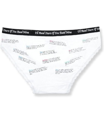 Womens Cotton Bikini Panty Horoscope Signs Underwear - CE11JOKZZ95 $23.43 Panties