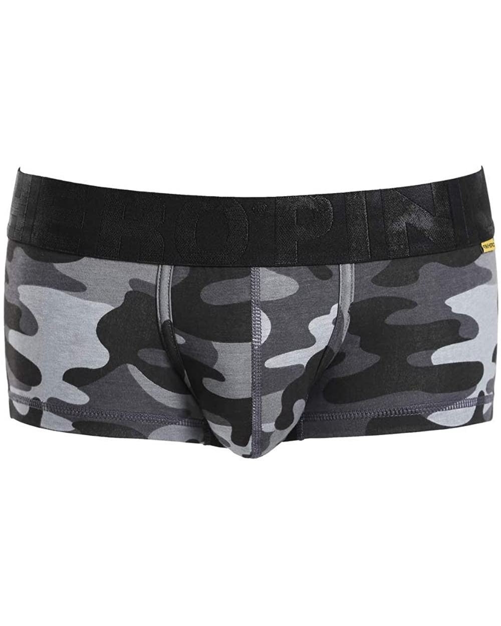 Mens Camo Stretch Sports Boxer Briefs Underwear Camouflage Short Leg - Gray - CZ193497A6H $19.74 Boxer Briefs