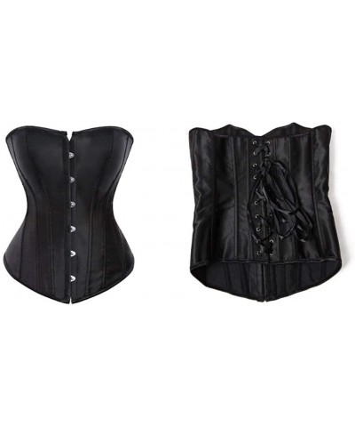 Corset Women Corset Sexy Slim Satin Body Shaper Strapless Overbust Plus Size Corset and Bustier a - 1 - C01904EH420 $44.24 Bu...