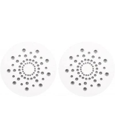 Women Nipple Stickers Bra Breast Pasties Adhesive Sticker Accessories （1 Pair） - White - C019DSIR0AX $10.74 Accessories