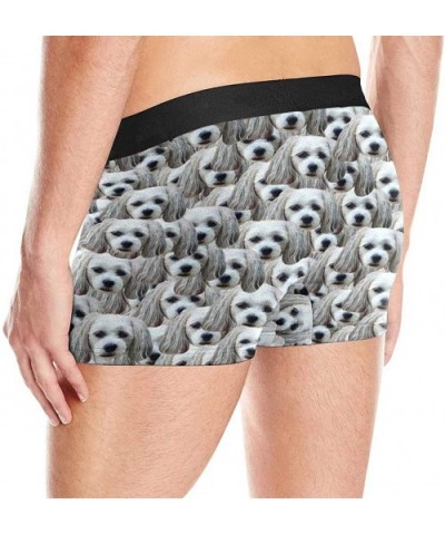 Custom Baby Face on Snowflake Men's Funny Boxer Shorts Underpants Briefs with Photo - Color6 - CE193QIXLT3 $40.77 Boxer Briefs