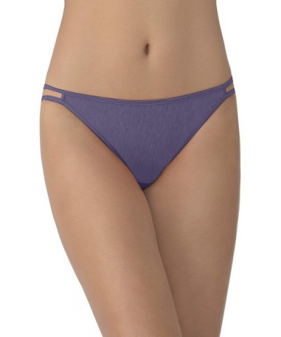 Women's Illumination Bikini Panty 18108 - Blue Charcoal - CN18S65MNQ2 $16.82 Panties