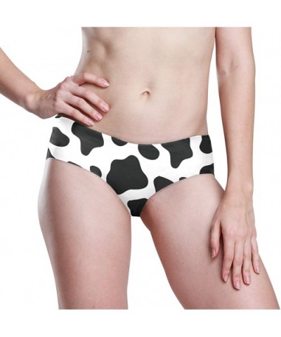 Women Seamless Underwear Cow Print Pattern Panties Briefs Soft Stretch Low Rise Hipster Bikini Panties - C3199OHOMR8 $15.73 P...