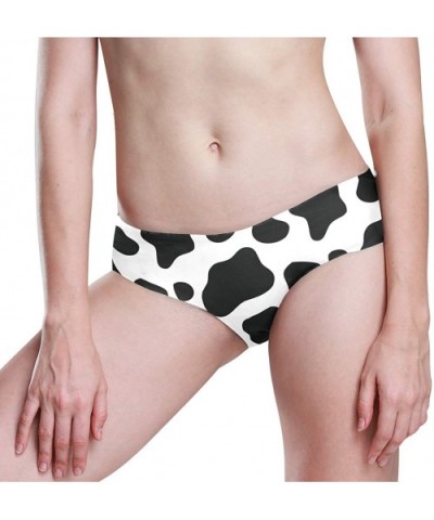 Women Seamless Underwear Cow Print Pattern Panties Briefs Soft Stretch Low Rise Hipster Bikini Panties - C3199OHOMR8 $15.73 P...