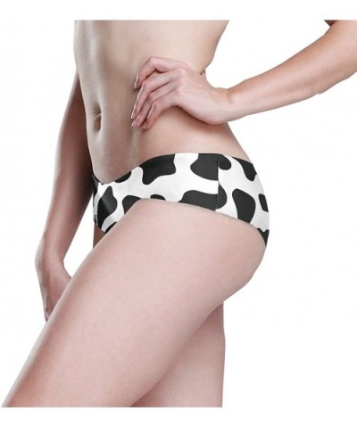 Women Seamless Underwear Cow Print Pattern Panties Briefs Soft Stretch Low Rise Hipster Bikini Panties - C3199OHOMR8 $15.73 P...