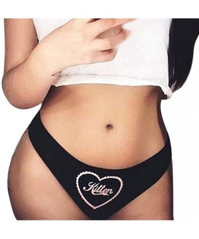 Women Underwear Lingerie Sexy Erotic Panties Women Briefs Underwear - Black - CH18NR72ML2 $13.11 Bustiers & Corsets