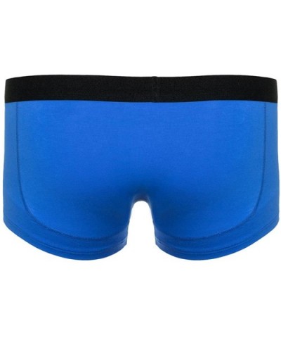 Low Rise Boxer Briefs - Stretchy- Soft- and Comfortable - Multiple Size and Color Options - Blue - CZ18ESOK5AS $13.08 Boxer B...