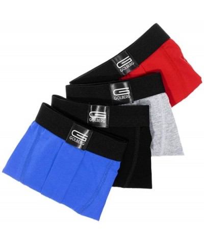 Low Rise Boxer Briefs - Stretchy- Soft- and Comfortable - Multiple Size and Color Options - Blue - CZ18ESOK5AS $13.08 Boxer B...