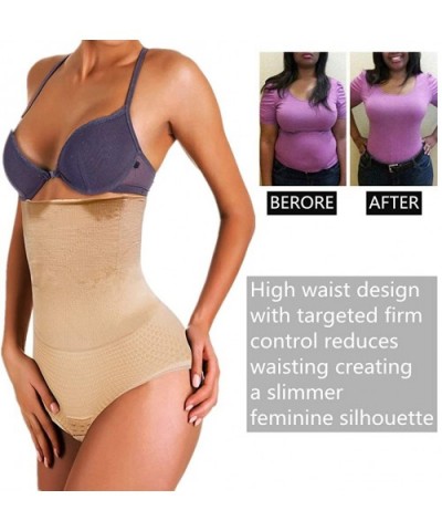 Women Body Shaper High Waist Butt Lifter Tummy Control Panty Slim Waist Trainer - Beige - C218AW8WWZ7 $25.04 Shapewear