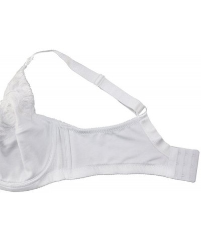 Women's Plus Size No-Padded Undearwire Bra - White - CY18EL9AMMA $23.34 Bras