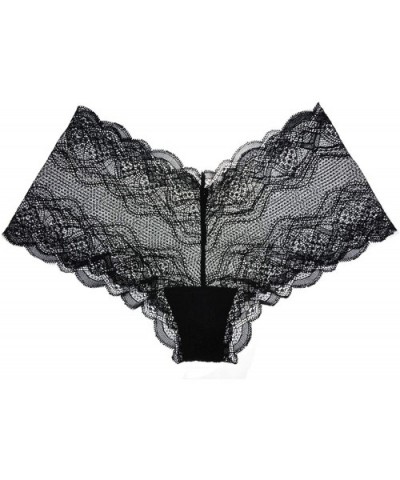 Comfy Panty Hiphugger Sexy Lace Briefs for Women - Black - CY18DEDQWG7 $14.89 Panties