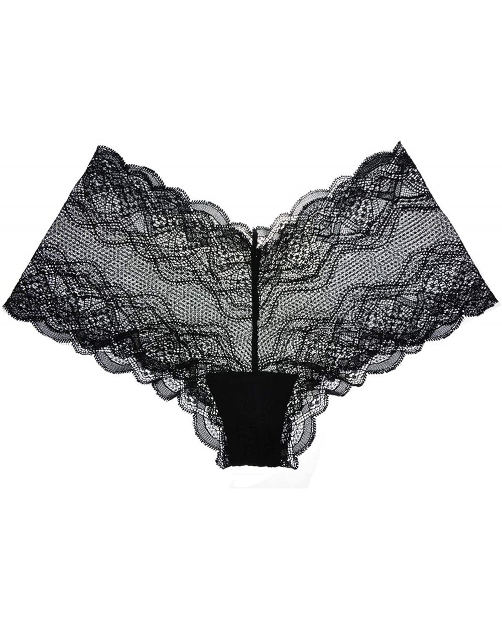 Comfy Panty Hiphugger Sexy Lace Briefs for Women - Black - CY18DEDQWG7 $14.89 Panties