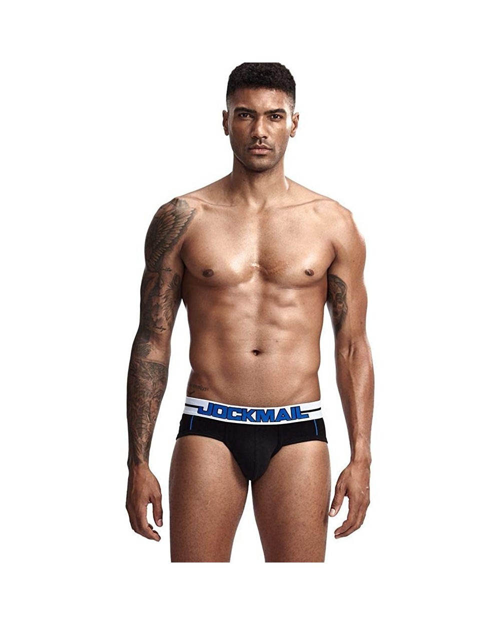 Cotton Men Briefs Mens Underwear Soft Sexy Mens Briefs Male Panties Brand Men Underwear - Black - CX195HQ8D9Q $13.65 Briefs