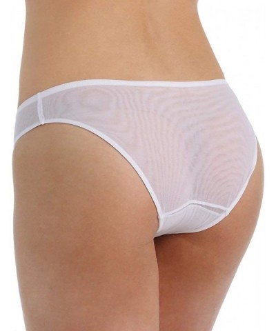 Mesh Low Cut Bikini Panty (630800) - White - CM11FDTPEKB $46.18 Panties